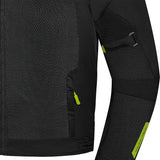SHUA GRAVITY 2.0 Casacos De Moto Homem Preto Amarillo Fluor