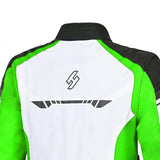 SHUA IMMORTAL Moto Casaco Gelo Verde Preto - Imagem parte superior costas Casacos