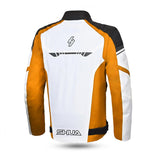 SHUA IMMORTAL Motorcycle Jacket Ice Orange Black