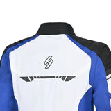 SHUA IMMORTAL Moto Casacos Gelo Azul Preto - Imagem parte superior costas Casacos