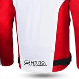 SHUA IMMORTAL Moto Casacos Gelo Preto Vermelho - Imagem central traseira da Casacos