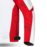 SHUA IMMORTAL Moto Casacos Gelo Preto Vermelho - Imagem frontal esquerda da Casacos