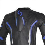 SHUA INFINITY 1 PC Moto Homem Fatos Preto Azul - Imagem da parte superior das costas do terno
