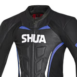 SHUA INFINITY 1 PC Moto Homem Fatos Preto Azul - imagem parte superior peito do terno