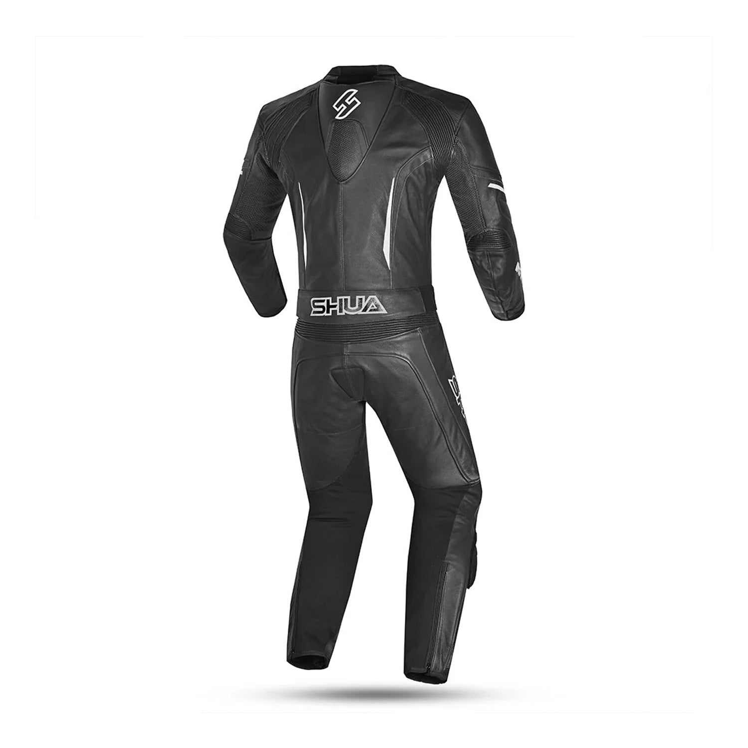 SHUA INFINITY 1 PC Motorcycle Men's Suits Black White – 3 – Maximomoto PT