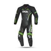 SHUA INFINITY 1 PC Motorcycle Men's Suits Black Green – Maximomoto PT