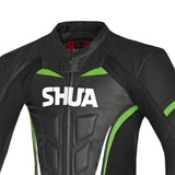 SHUA INFINITY 1 PC Moto Homem Fatos Preto Verde - imagem parte superior peito do terno