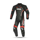 SHUA INFINITY 1 PC Motorcycle Men's Suits Black Red – Maximomoto PT