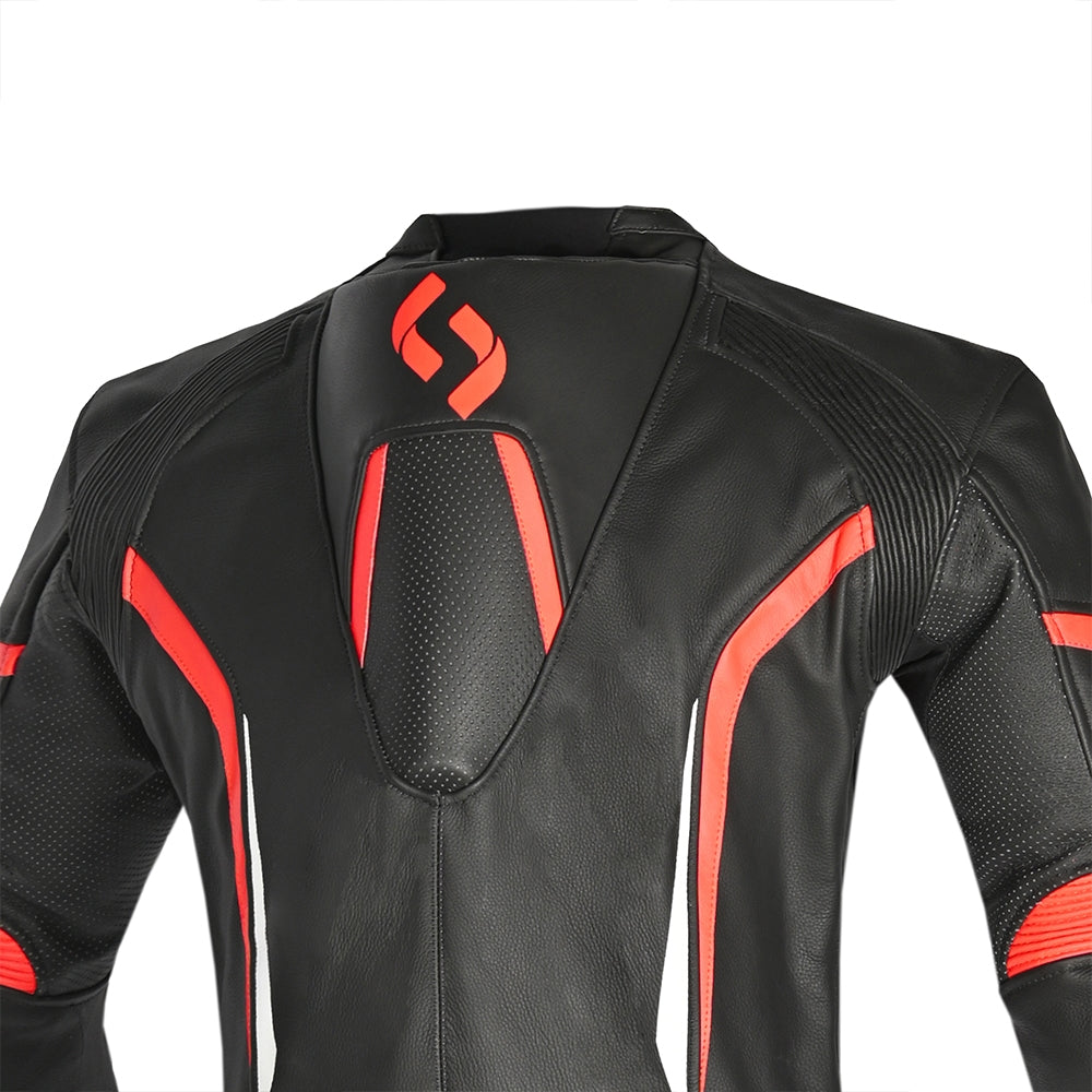 SHUA INFINITY 1 PC Motorcycle Men's Suits Black Red – 5 – Maximomoto PT