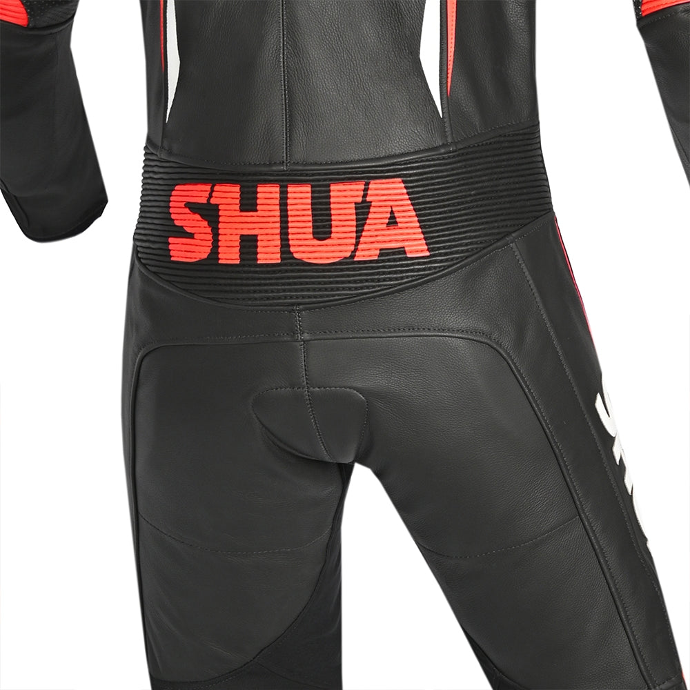 SHUA INFINITY 1 PC Motorcycle Men's Suits Black Red – 4 – Maximomoto PT