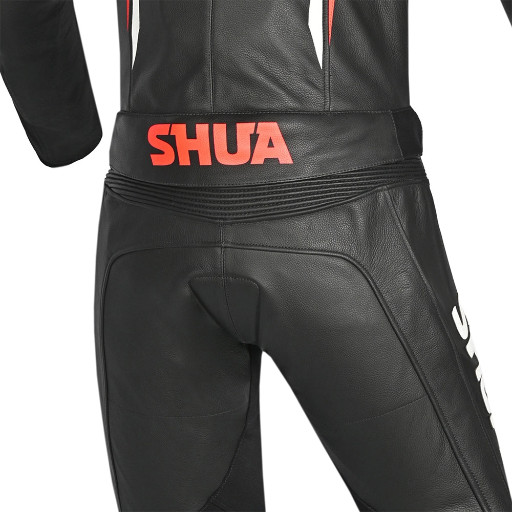 SHUA INFINITY 2 PC Moto Homem Fatos Preto Vermelho - Imagem inferior do terno