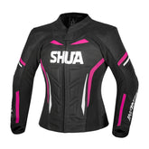 SHUA INFINITY Women's Motorcycle Jackets Black Fuchsia – Maximomoto PT