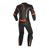SHUA INFINITY 1 PC FATOS DE MOTO HOMEM PRETO LARANJA