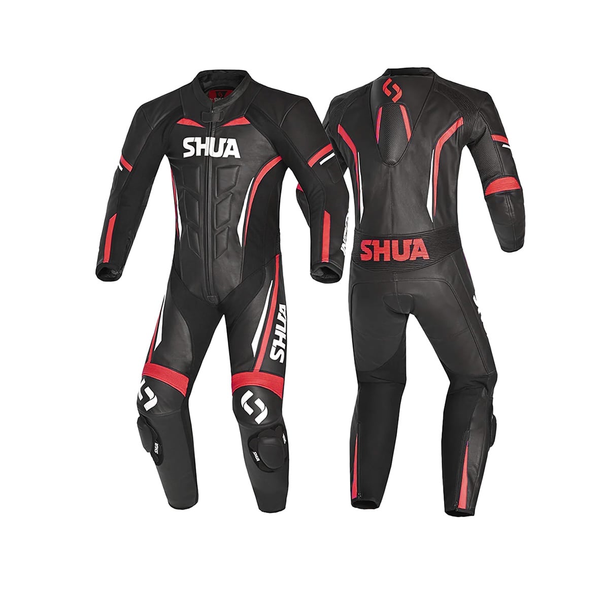 SHUA MONO 1 PC INFINITY Moto Homem Fatos Preto Vermelho
