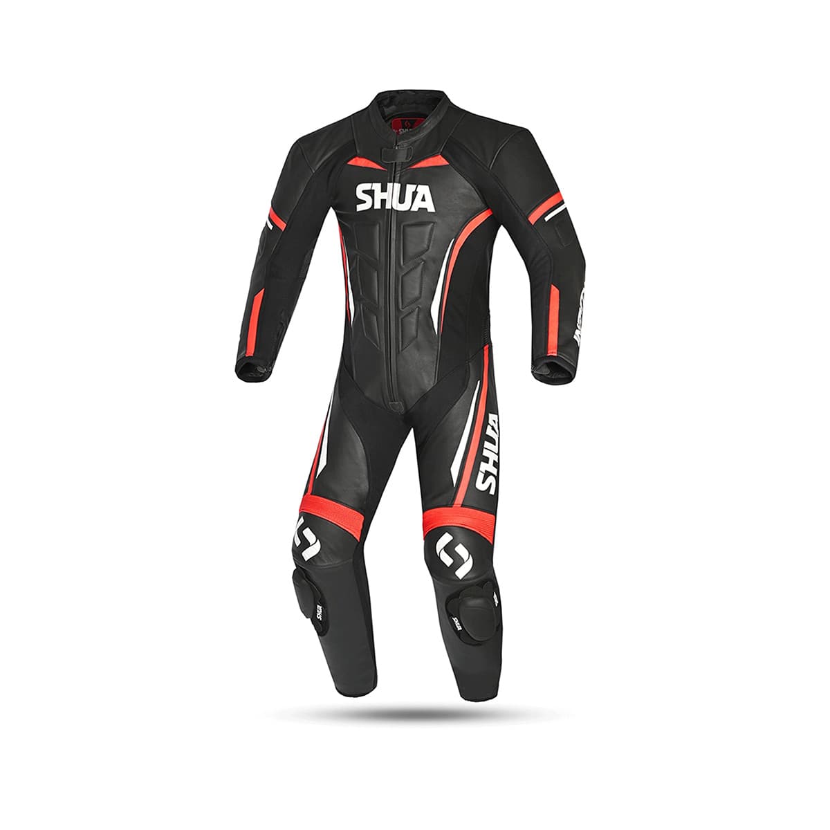 SHUA MONO 1 PC INFINITY Moto Homem Fatos Preto Vermelho