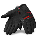 SHUA SEA BREEZE Luvas De Moto Preto Vermelho – Maximomoto PT