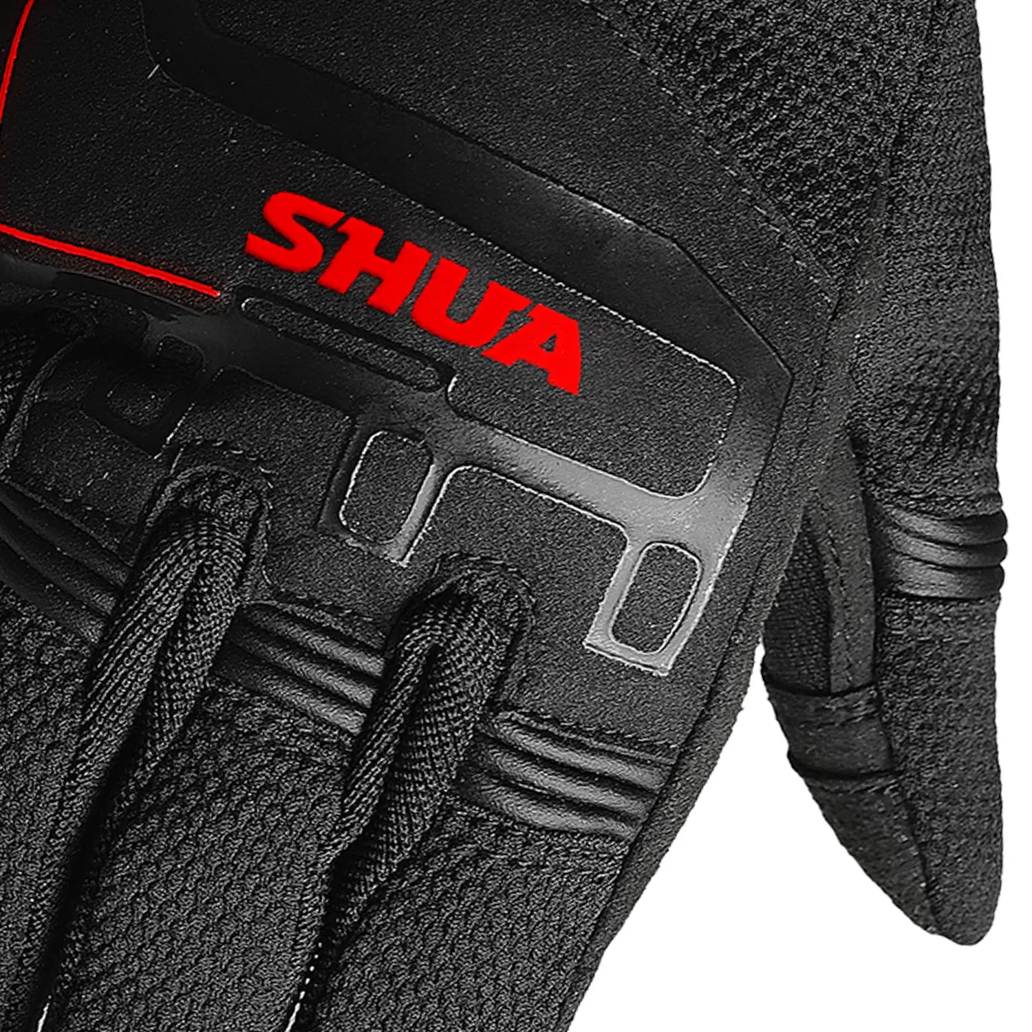 SHUA SEA BREEZE Luvas De Moto Preto Vermelho – 5 – Maximomoto PT