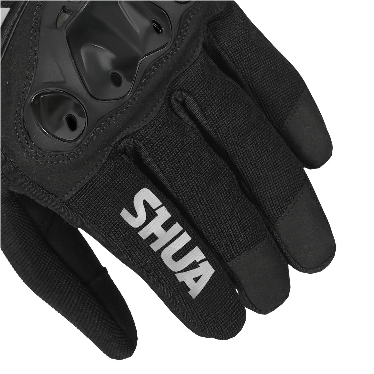 SHUA SHOT Motorcycle Textile Short Gloves Black Gray – 5 – Maximomoto PT