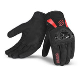 SHUA SHOT Moto Têxtil Senhora Curto Luvas Preto Vermelho – Maximomoto PT