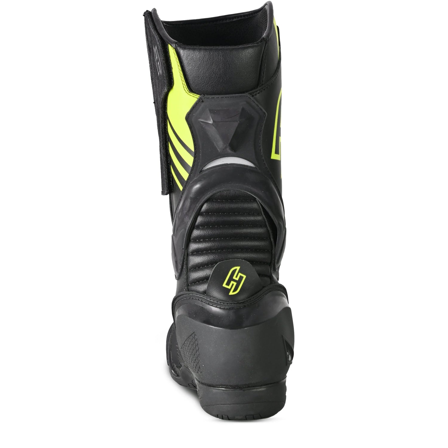 SHUA SUPER TECH Motorcycle Leather Boots Black Yellow Fluorescent – 3 – Maximomoto PT