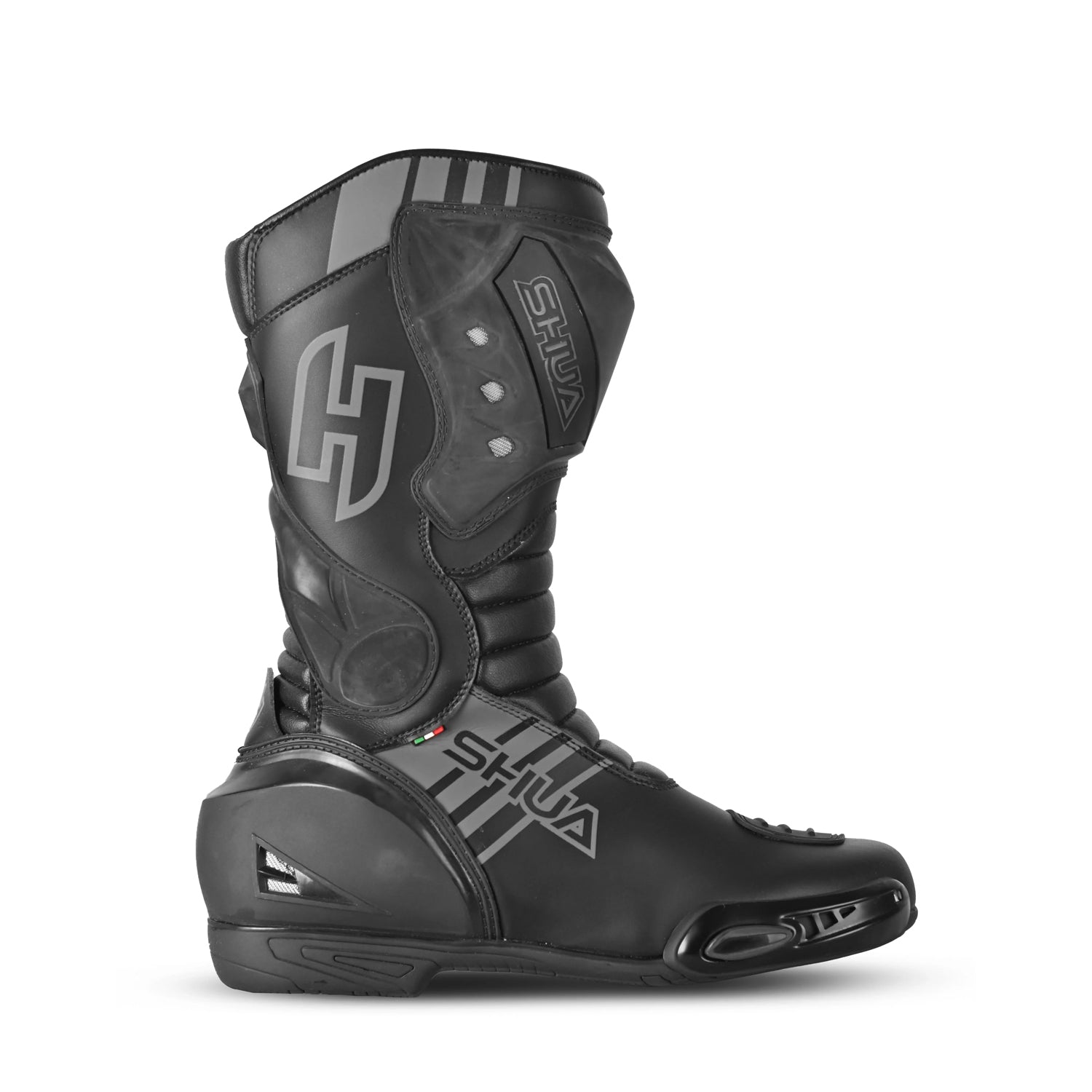 SHUA SUPER TECH Botas De Moto Couro Preto – 3 – Maximomoto PT
