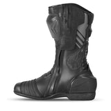 SHUA SUPER TECH Botas De Moto Couro Preto