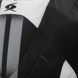 SPYKE ESTORIL 1PC FATOS DE MOTO PRETO BRANCO AMARELO FLUO