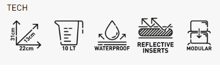 Kappa AV02 K'RUGGED Alforja Correa de 10 l – 2 – Maximomoto PT