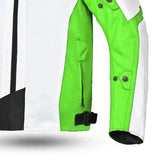 SHUA IMMORTAL Casacos De Moto Homem Textil Gelo Verde Preto