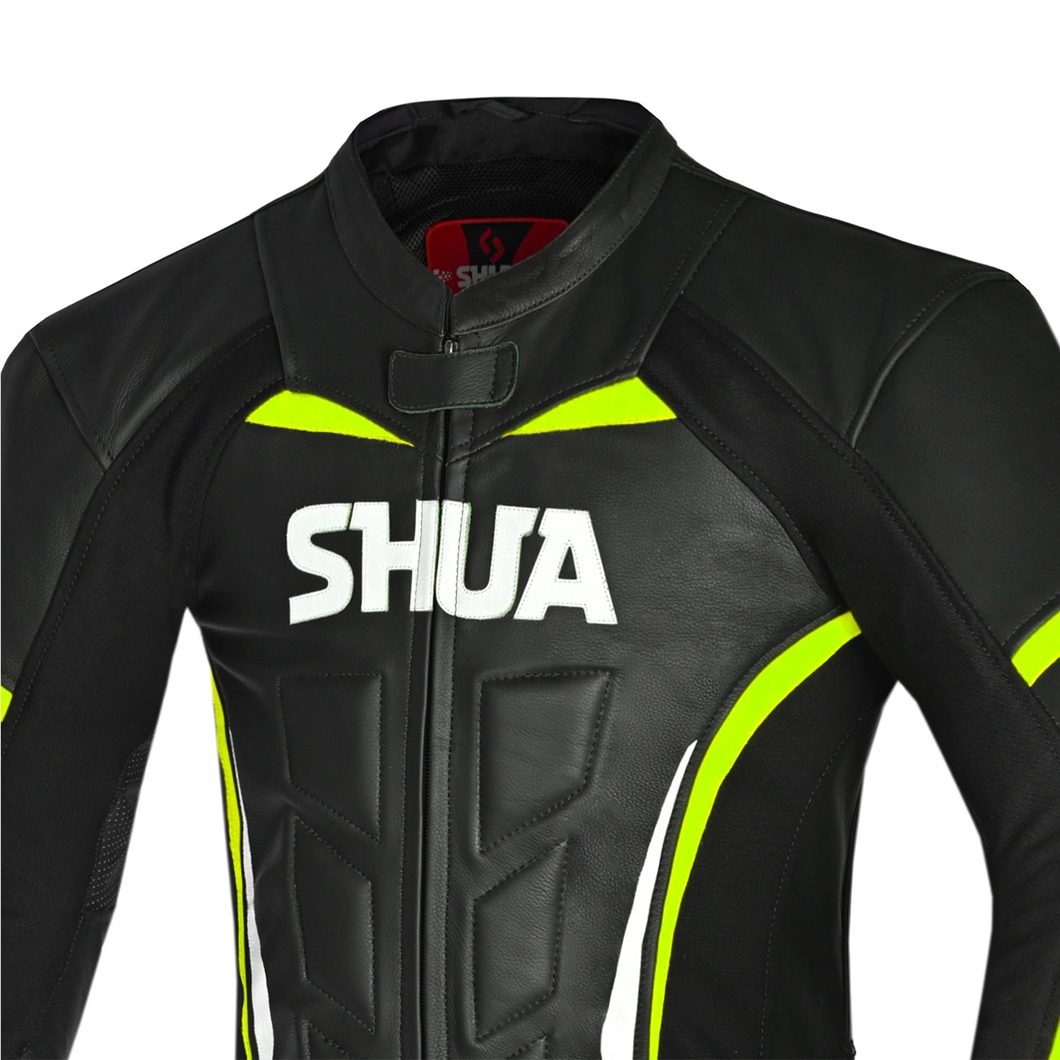 SHUA INFINITY 1 PC Motorcycle Men's Suits Black Fluorescent Yellow – 3 – Maximomoto PT