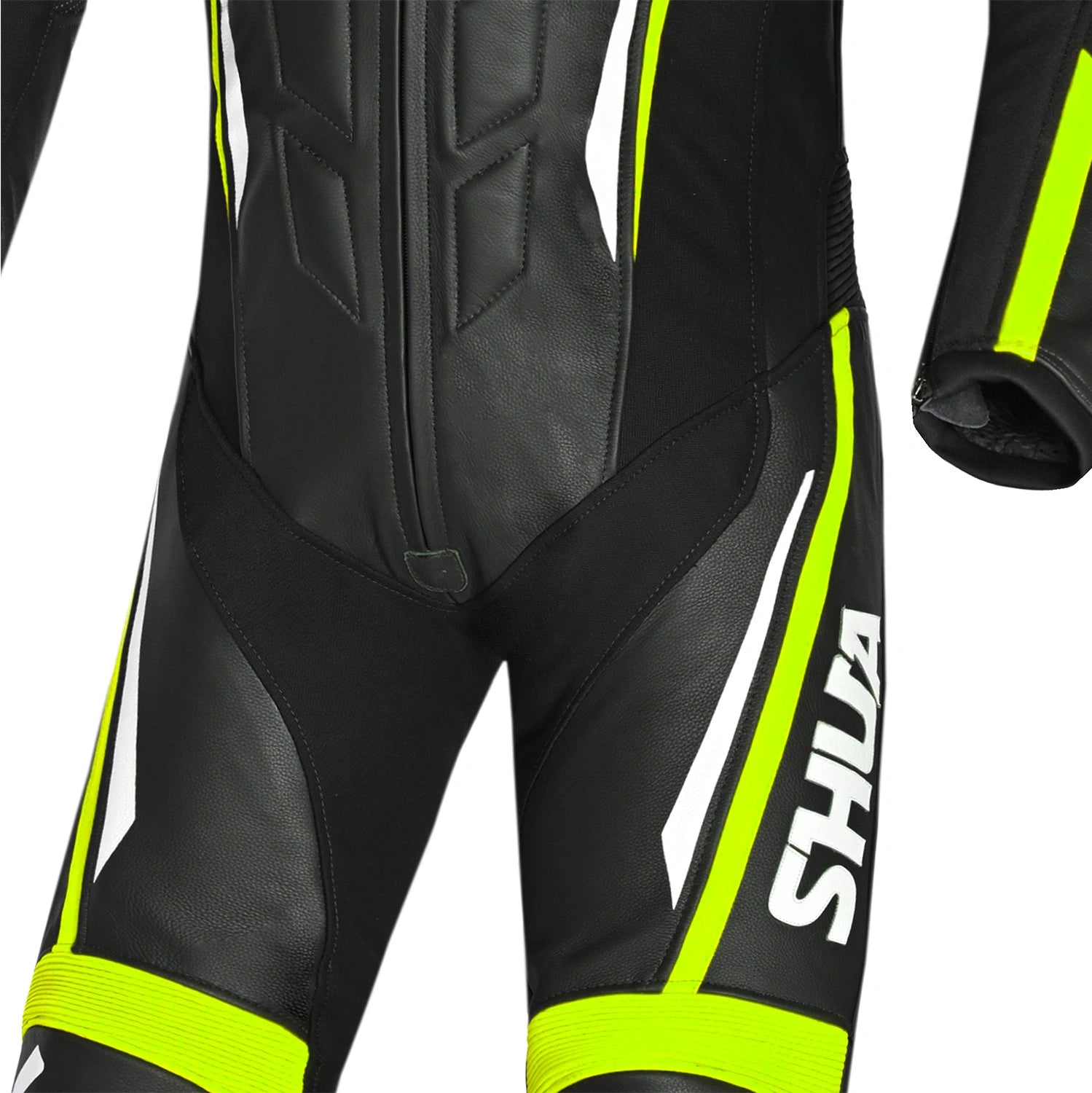 SHUA INFINITY 1 PC Motorcycle Men's Suits Black Fluorescent Yellow – 5 – Maximomoto PT
