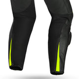 SHUA INFINITY 1 PC Motorcycle Men's Suits Black Fluorescent Yellow