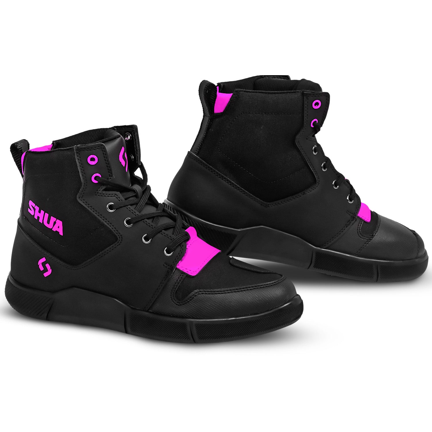 SHUA ODDIN Moto Urbano Senhora Botas Preto Fúcsia – 1 – Maximomoto PT