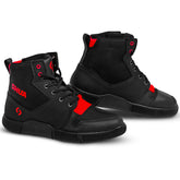 SHUA ODDIN Urban Motorcycle Boots Black Red – Maximomoto PT