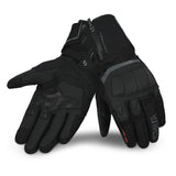 SHUA THERMAL THAW Luvas De Moto Preto Cinza