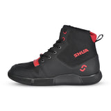 SHUA ODDIN Moto Urbano Botas Preto Vermelho