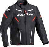 IXON STRIKER NIÑOS Moto Textil Chaqueta Negro Blanco