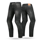 BELA RIO TIE & DY Jeans Moto Calcas Preto 34L