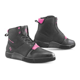 SHUA ODDIN Moto Urbano Senhora Botas Preto Fúcsia