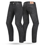 BELA STROKE VAQUERO Denim Moto Calcas Preto 32L Inseam
