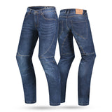BELA ROCKER Vaquero Jeans CE Approved AA Moto Calcas Azul Inseam 34L