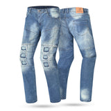 BELA PISTON (MXD-405) Jeans Moto Calcas Azul Sujo