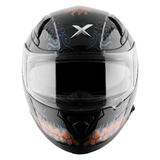 AXOR APEX TRANCE Moto Integral Capacete Preto Gold