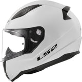 LS2 FF353 RAPID II Moto Integral Capacete Branco Sólido-06