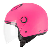 SKA-P 1LHA LUKE MONO JET CASCO Rosa neón mate – Maximomoto PT