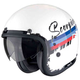 SCORPION BELFAST EVO ADONIS ABIERTO CASCO Blanco Rojo Azul – Maximomoto PT