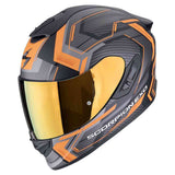 SCORPION EXO-1400 EVO AIR LINART INTEGRAL CASCO Negro mate naranja