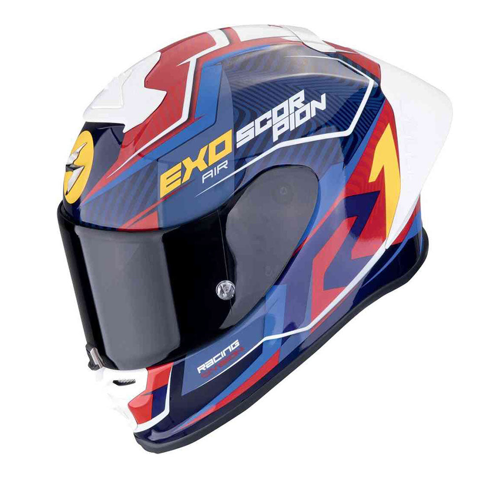 SCORPION EXO-R1 EVO AIR COUP light Casco Azul Red Amarillo – 1 – Maximomoto PT