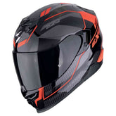 SCORPION EXO 520 AIR LENA MOTO CAPACETE INTEGRAL PRETO VERMELHO