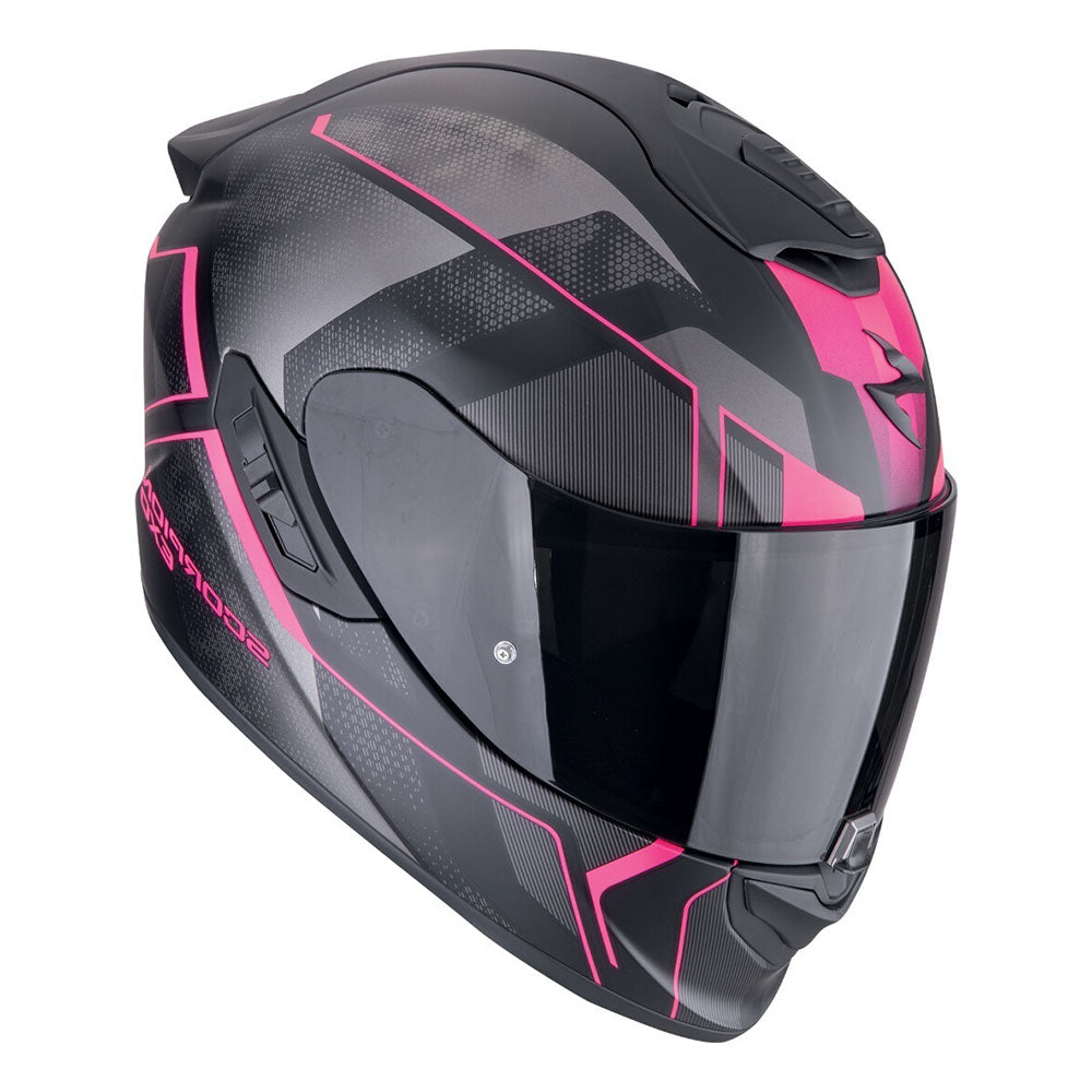 SCORPION EXO-1400 EVO AIR INTENSIO INTEGRAL SHELL Matte Black-Pink – 2 – Maximomoto PT